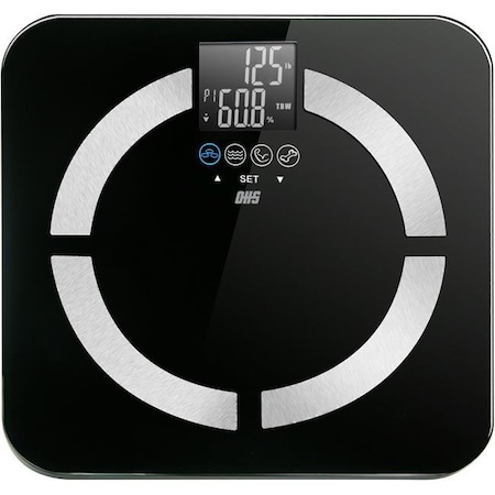 Moon Knight Optima Home Scales CN-400 Contour Bathroom Body Weight Scale; Black CN-400